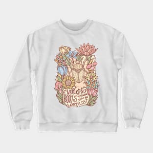 Goliath Beetle and Flowers Crewneck Sweatshirt